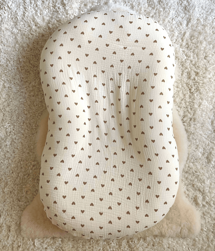 soft hearts baby lounger