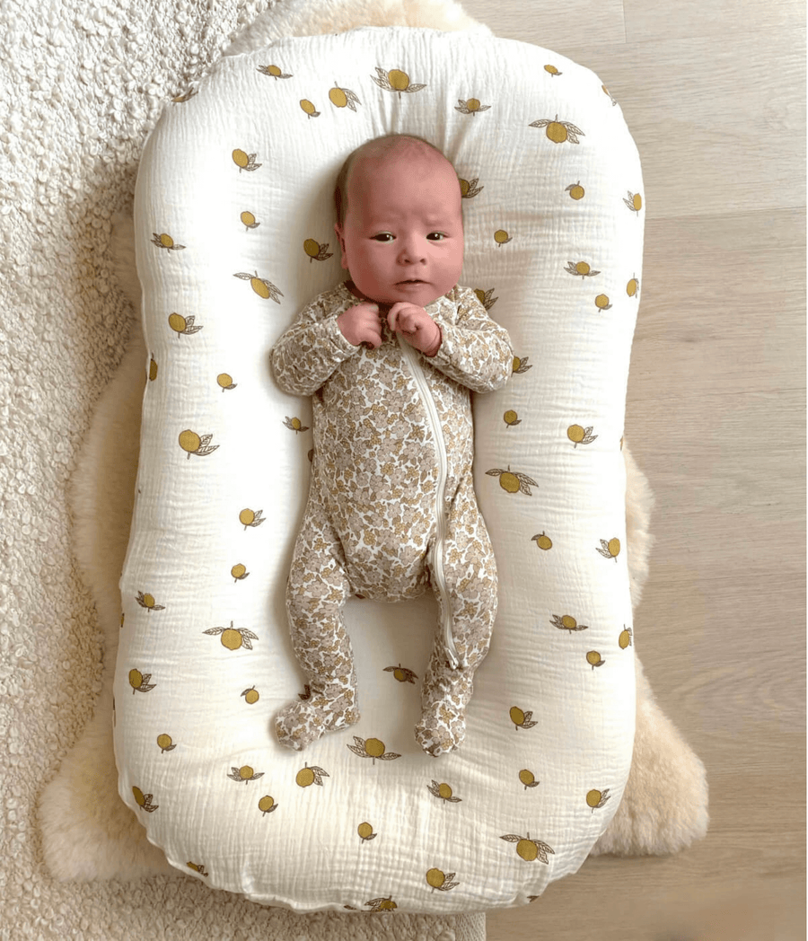 lemon baby lounger