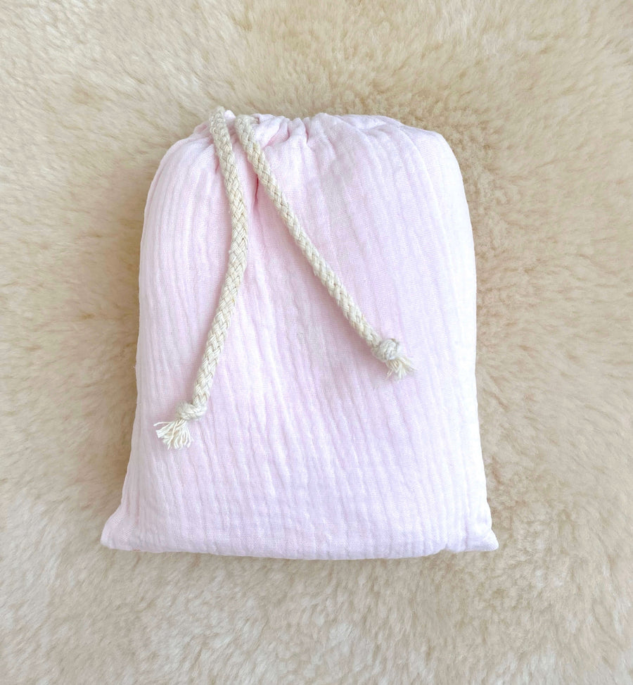 soft pink lounger cover